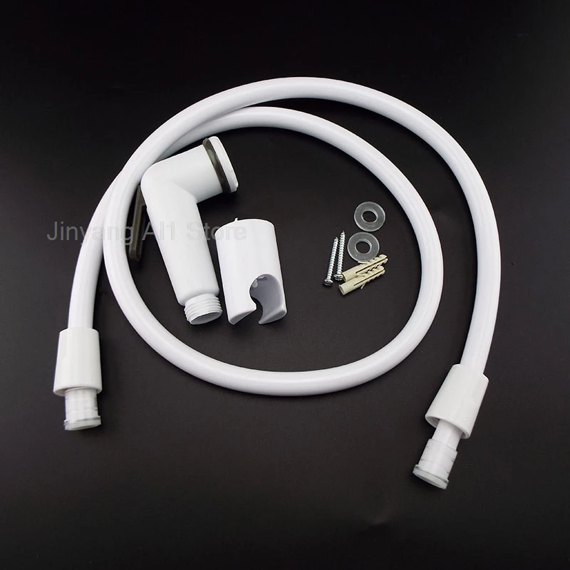 Портативный набор распылителей для биде из АБС-пластика, насадка для мытья унитаза, смесители для душа, автомобильный шланг для домашних животных, ручной инструмент для чистки ванной комнаты C1 
Портативный набор распылителей для биде из АБС-пластика, насадка для мытья унитаза, смесители для душа, автомобильный шланг для домашних животных, ручной инструмент для чистки ванной комнаты C1