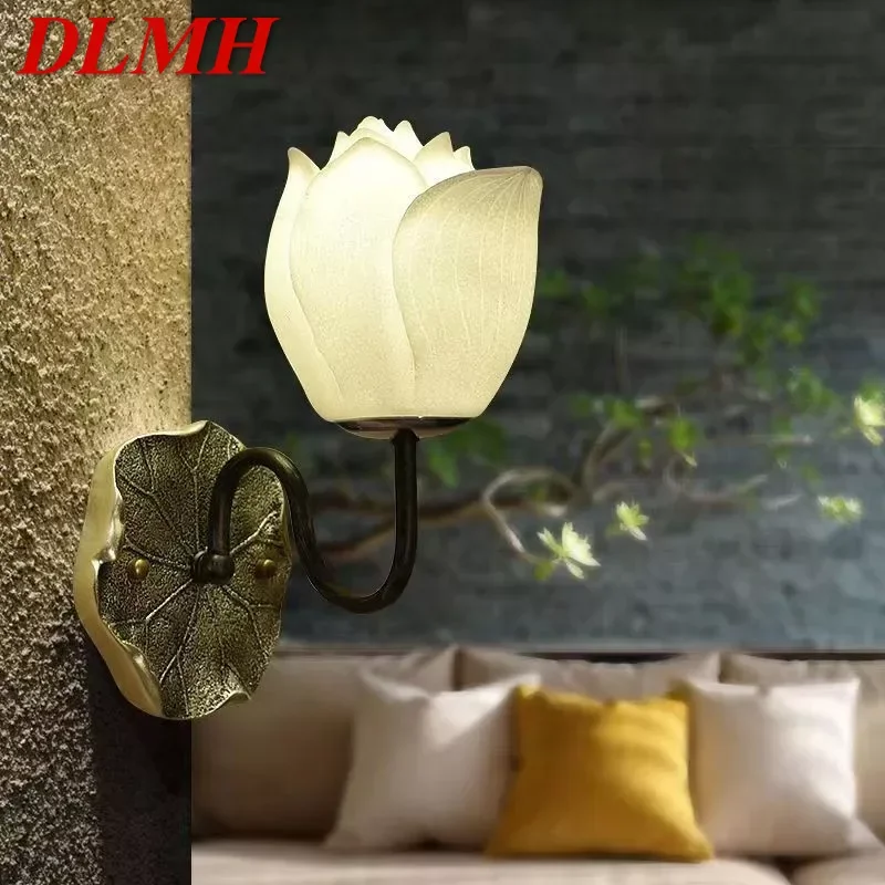 DLMH Contemporary Lotus Wall Lamp Art Living Room Bedroom Tea Room Corridor Decorative Light
DLMH Contemporary Lotus Wall Lamp Art Living Room Bedroom Tea Room Corridor Decorative Light