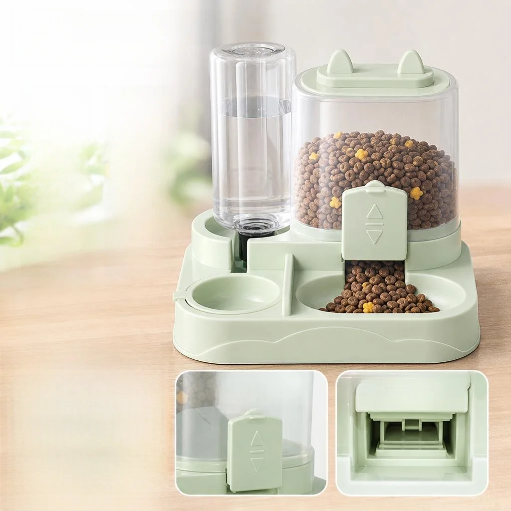2026 New Automatic Dual Bowl Dog Feeder Pet Water Dispenser Neck Protection Anti Flip Pet Supplies Dining Utensils Bowls
2026 New Automatic Dual Bowl Dog Feeder Pet Water Dispenser Neck Protection Anti Flip Pet Supplies Dining Utensils Bowls