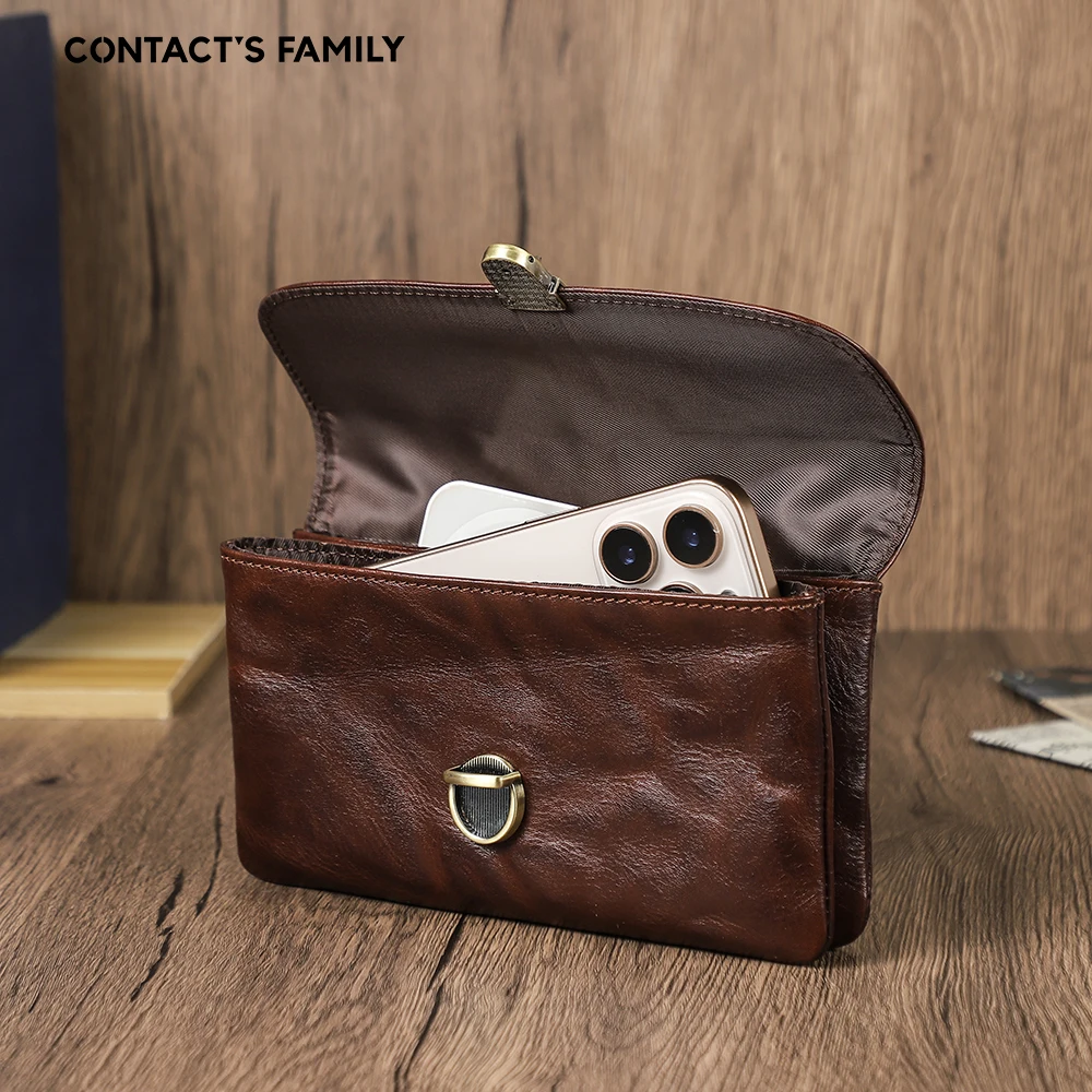 Genuine Leather Phone Waist Bag for 5.4-6.9 inch Cellphone Men Flip Phone Holster Case Belt Clip Pouch for iPhone 17 Samsung S25
Genuine Leather Phone Waist Bag for 5.4-6.9 inch Cellphone Men Flip Phone Holster Case Belt Clip Pouch for iPhone 17 Samsung S25
