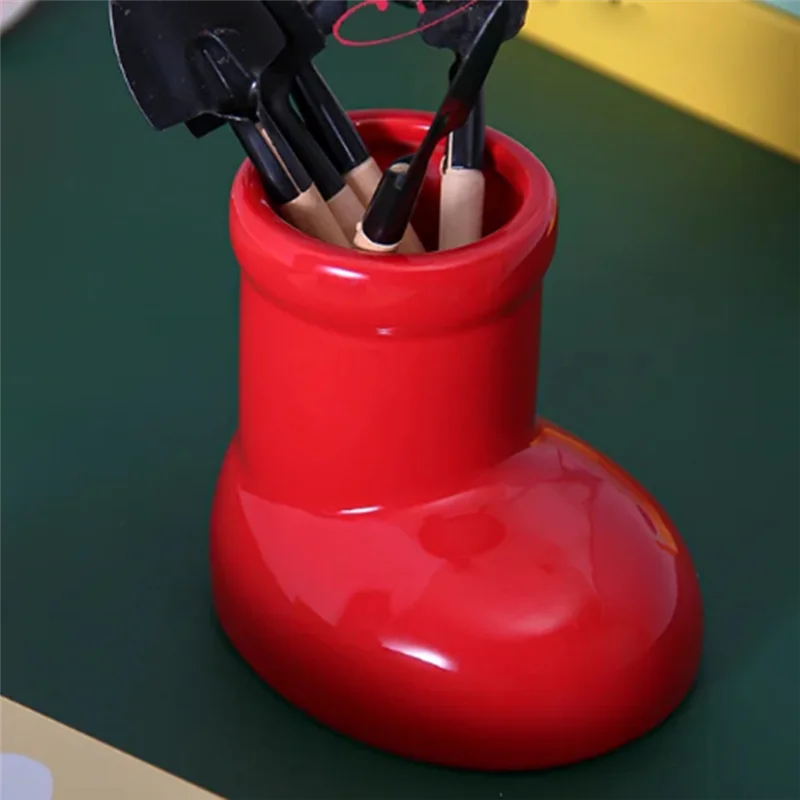 SEWS- Vase Boots Shoe Cute Cartoon Pen Holder Tabletop Storage Ikebana Flower Vase Boots Pot Home Decoration
SEWS- Vase Boots Shoe Cute Cartoon Pen Holder Tabletop Storage Ikebana Flower Vase Boots Pot Home Decoration
