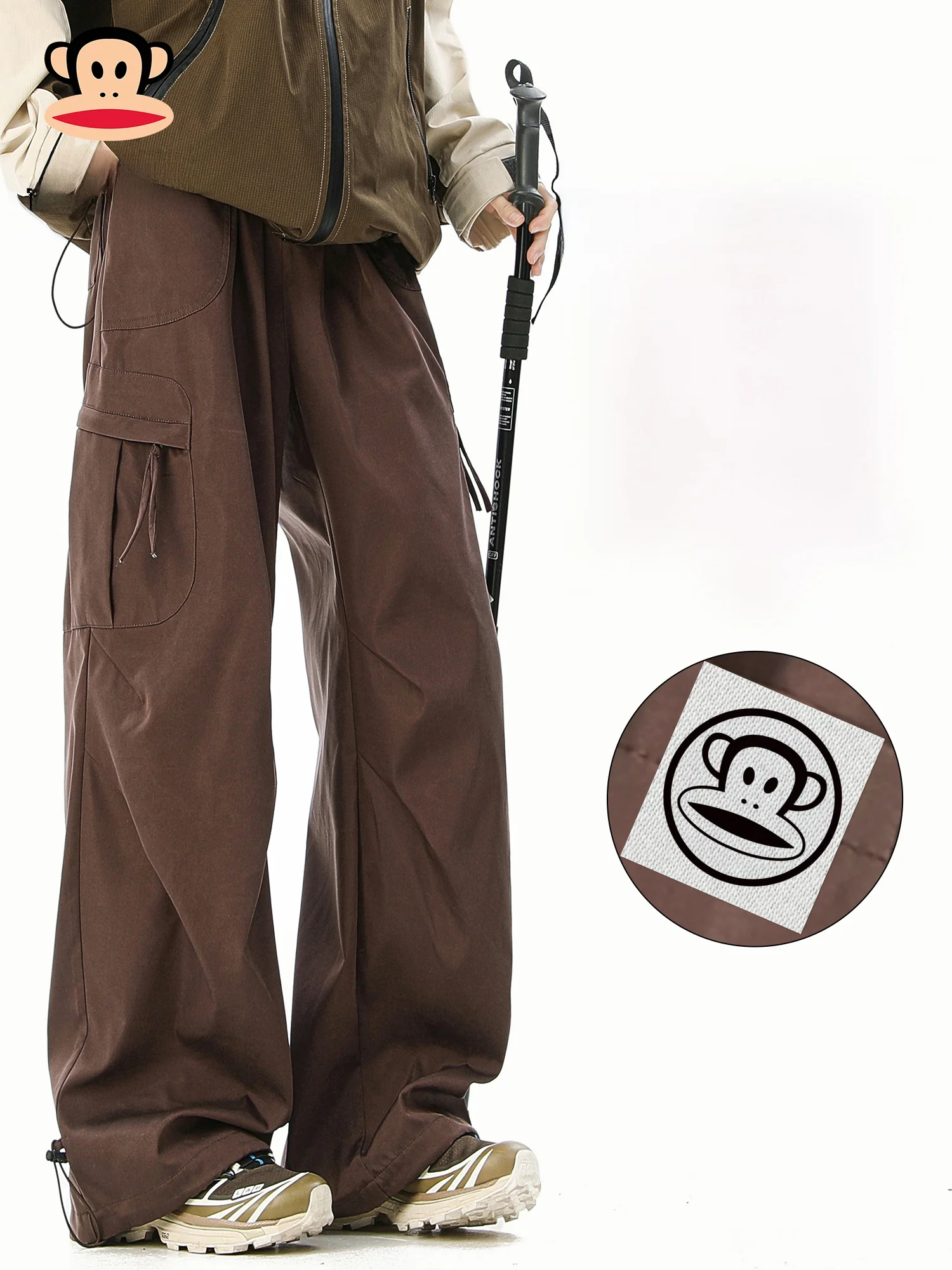 Мужские рабочие брюки PaulFrank свободного кроя для активного отдыха, серия Mountain, повседневные, дышащие, удобные, спортивные брюки для весеннего сезона
Мужские рабочие брюки PaulFrank свободного кроя для активного отдыха, серия Mountain, повседневные, дышащие, удобные, спортивные брюки для весеннего сезона