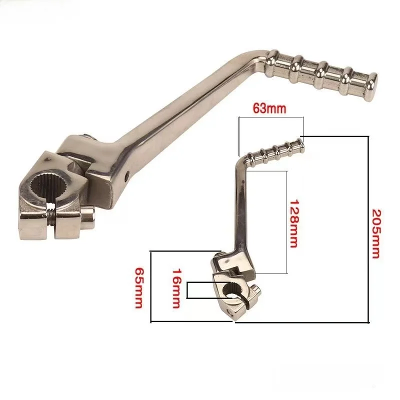 Stainless Steel Kick Start Starter Lever For Kawasaki KX60 65 80 100 125 250 400 420 450 500
Stainless Steel Kick Start Starter Lever For Kawasaki KX60 65 80 100 125 250 400 420 450 500
