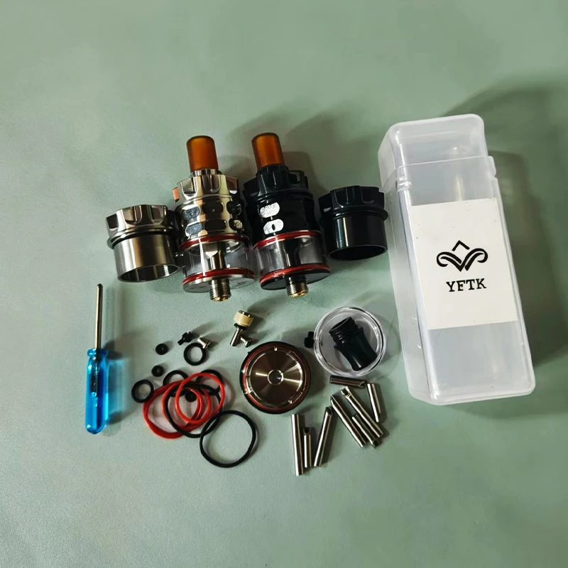 YFTK the Rook RPGA RTA Rebuildable Professional Genesis Atomizer 22MM 3ML Mesh/Cotton deck Tank trim part
YFTK the Rook RPGA RTA Rebuildable Professional Genesis Atomizer 22MM 3ML Mesh/Cotton deck Tank trim part