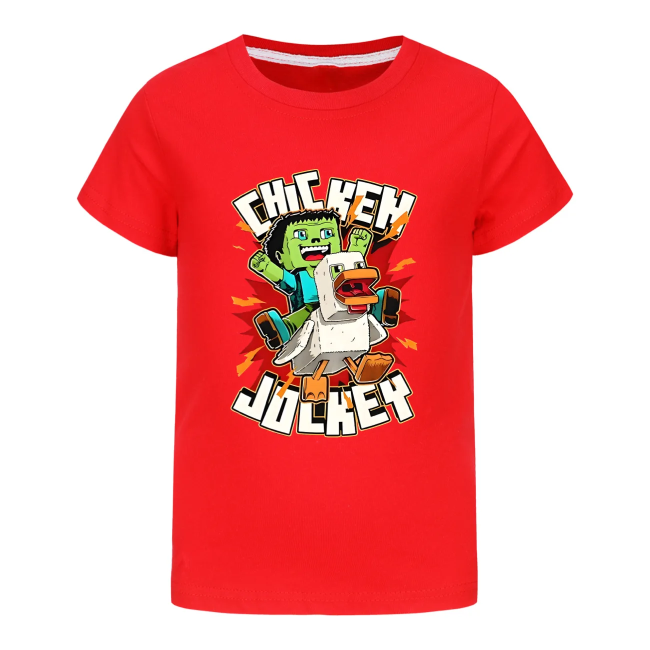 Casual Clothes Kids Costume Chicken Jockey T-shirts Childen Summer Boys Cartoon Short Sleeve Top Teen Pure Cotton Tshirts Gift
Casual Clothes Kids Costume Chicken Jockey T-shirts Childen Summer Boys Cartoon Short Sleeve Top Teen Pure Cotton Tshirts Gift