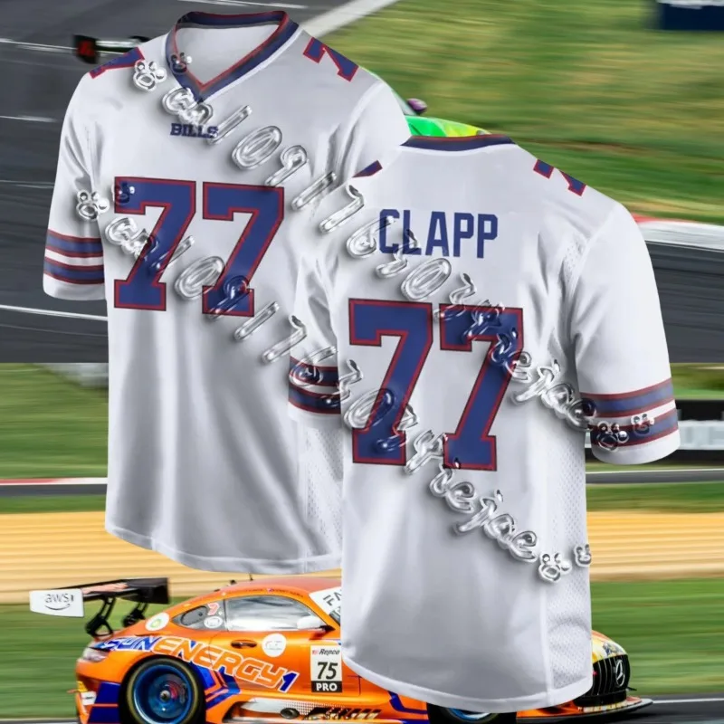 Трикотажные изделия для игры на заказ Buffalo Bills 2025 — белые трикотажные изделия для регби — футболки для взрослых и детей, быстросохнущие
Трикотажные изделия для игры на заказ Buffalo Bills 2025 — белые трикотажные изделия для регби — футболки для взрослых и детей, быстросохнущие