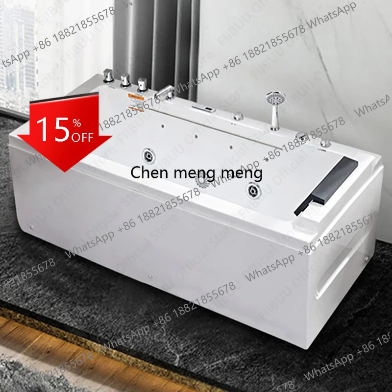 Акриловая ванна 01A с высокой несущей способностью, левая/правая панель, двусторонняя панель, многофункциональная современная мебель для ванной комнаты, 1.6 м
Акриловая ванна 01A с высокой несущей способностью, левая/правая панель, двусторонняя панель, многофункциональная современная мебель для ванной комнаты, 1.6 м