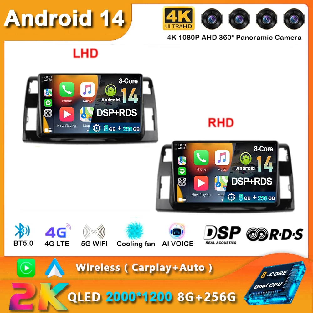 Android 14 Car Radio For Toyota Previa 3 III XR50 Estima 2006 - 2019 Navigation GPS Multimedia Player Stereo WiFi+4G Carplay BT
Android 14 Car Radio For Toyota Previa 3 III XR50 Estima 2006 - 2019 Navigation GPS Multimedia Player Stereo WiFi+4G Carplay BT