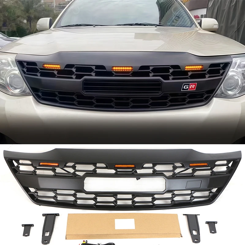 Front Grill W/Light Auto Parts Grille Bumper TRD Style Fits For 2012 2013 2014 2015 Toyota Fortuner
Front Grill W/Light Auto Parts Grille Bumper TRD Style Fits For 2012 2013 2014 2015 Toyota Fortuner
