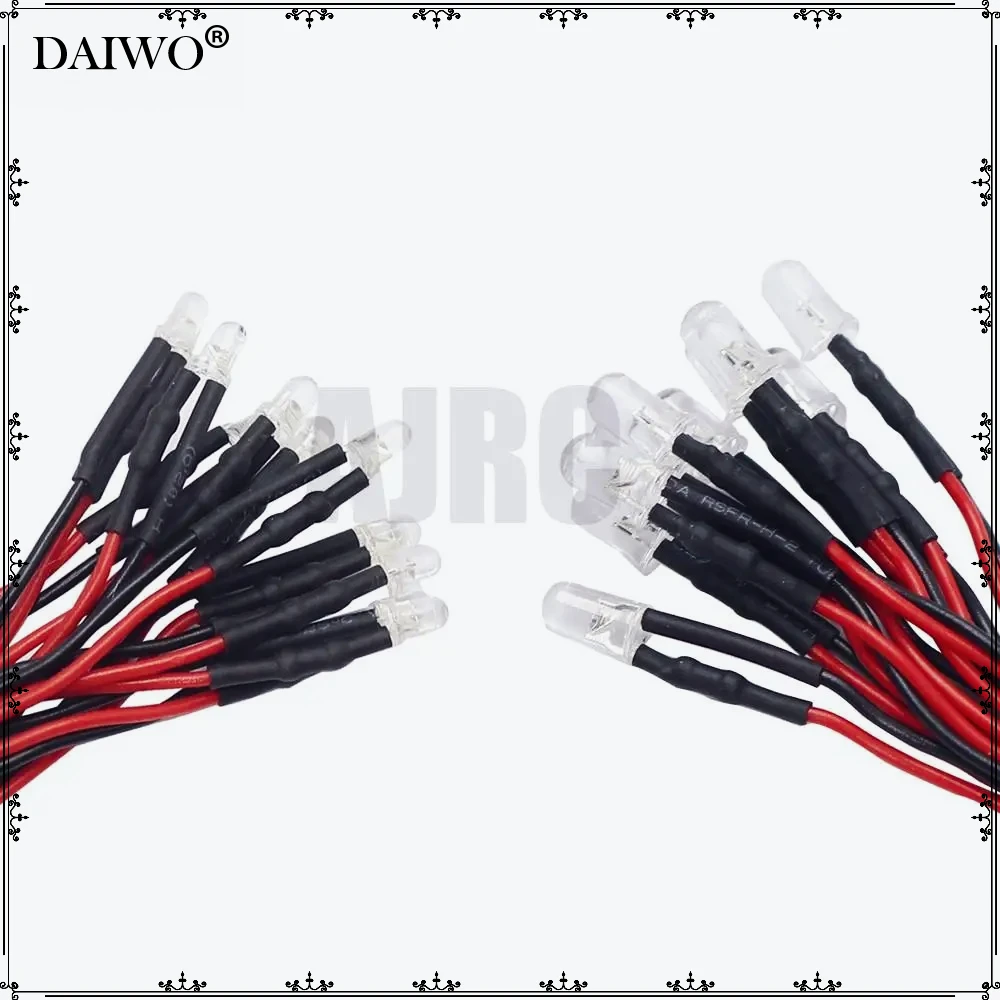 10pcs 3mm 5mm 3v-12v Led Light Red White Yellow for 1/10 Rc Crawler Car Traxxas Trx4 G63 Axial Scx10 D90 D110 Rgt Hsp Yikong
10pcs 3mm 5mm 3v-12v Led Light Red White Yellow for 1/10 Rc Crawler Car Traxxas Trx4 G63 Axial Scx10 D90 D110 Rgt Hsp Yikong