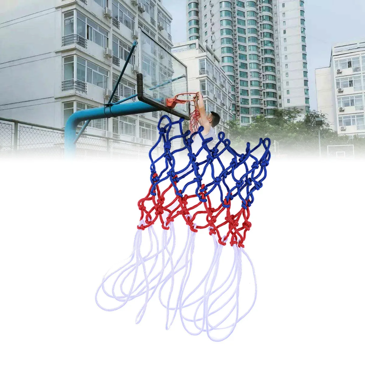 2pcs Basketball Net Standard Strong Durable Braided Multicolor Net For Indoor Outdoor Heavy Duty Use Easy Install Compatible
2pcs Basketball Net Standard Strong Durable Braided Multicolor Net For Indoor Outdoor Heavy Duty Use Easy Install Compatible