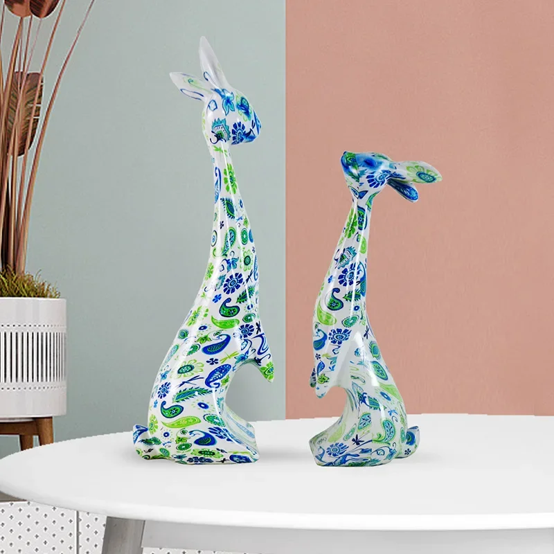 Colorful Art Rabbit Ornaments Porch Wine Cabinet Window Room Desktop Home Furnishing Soft Resin Crafts Water Transfer Printing
Colorful Art Rabbit Ornaments Porch Wine Cabinet Window Room Desktop Home Furnishing Soft Resin Crafts Water Transfer Printing