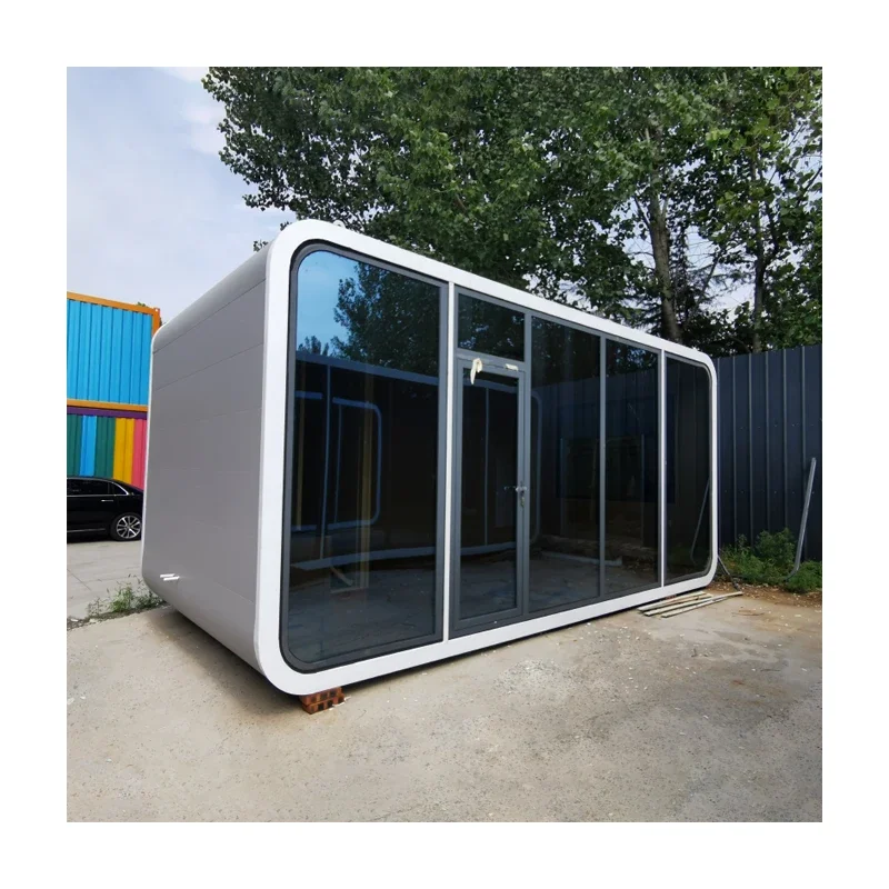 Outdoor Living and Working Modular Office Pod Apple Cabin Customized Soundproof Design Prefabricated Prefab House
Outdoor Living and Working Modular Office Pod Apple Cabin Customized Soundproof Design Prefabricated Prefab House