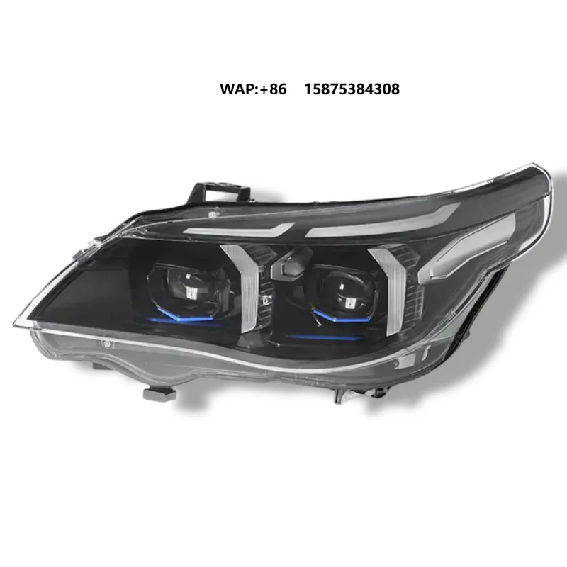 For 03-10 5 Series E60 Headlight Assembly Modified Blue Eyebrow Thunder LED Daytime Running Light Turn signal
For 03-10 5 Series E60 Headlight Assembly Modified Blue Eyebrow Thunder LED Daytime Running Light Turn signal