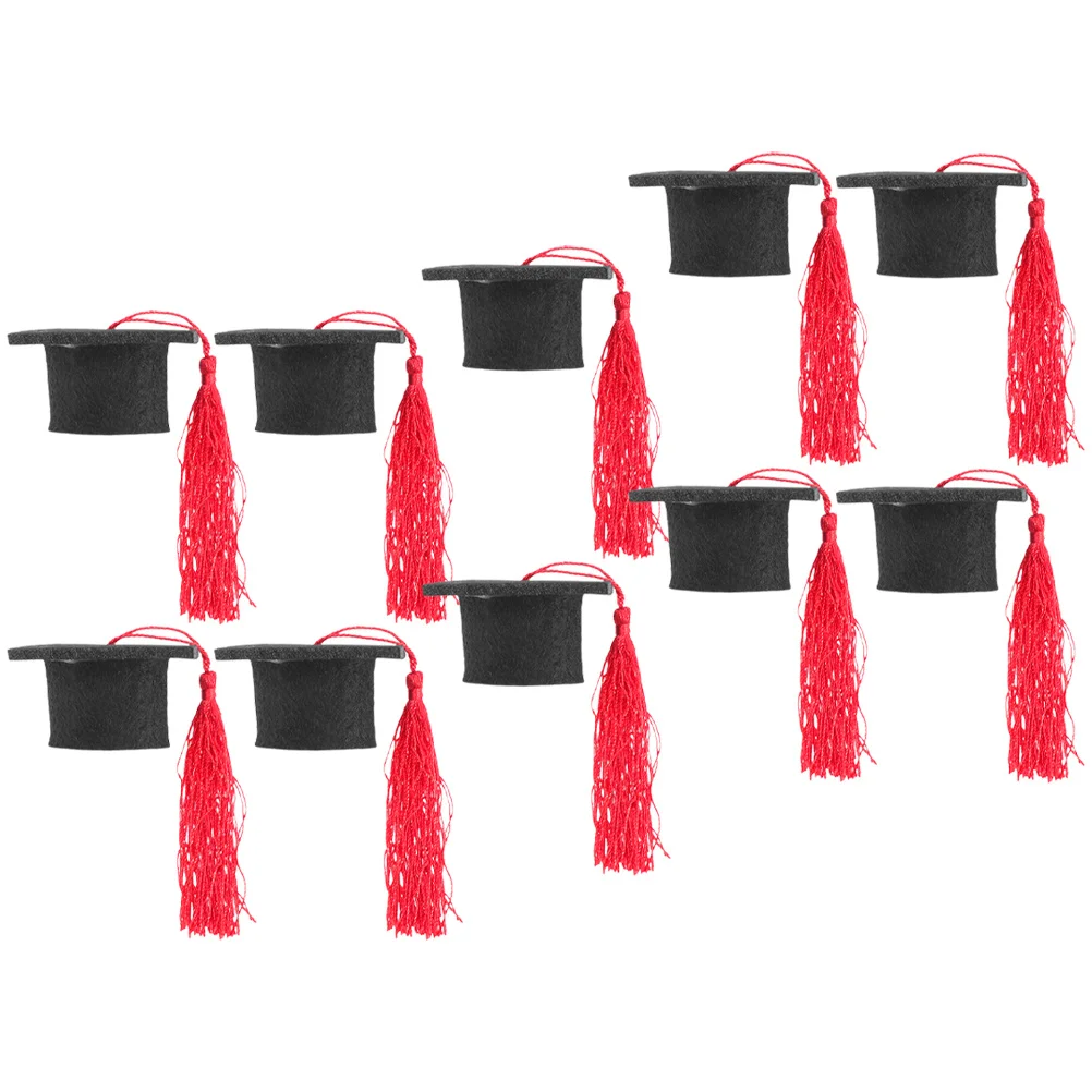 10Pcs Tiny Graduation Bottle Hats Reusable Wine Jar Toppers for DIY Crafts Party Favors Grad Celebration Decor
10Pcs Tiny Graduation Bottle Hats Reusable Wine Jar Toppers for DIY Crafts Party Favors Grad Celebration Decor