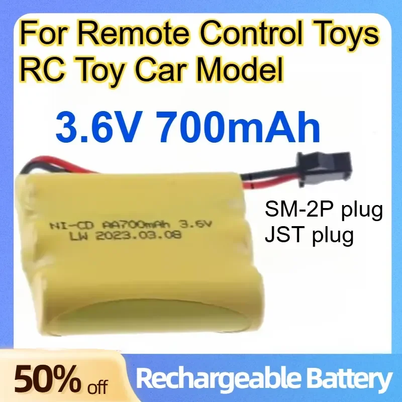 3.6V High Rate Lithium-ion Battery 700mAh for RC Toy Car Remote Control Toys Model Accessories Rechargeable Batteries
3.6V High Rate Lithium-ion Battery 700mAh for RC Toy Car Remote Control Toys Model Accessories Rechargeable Batteries
