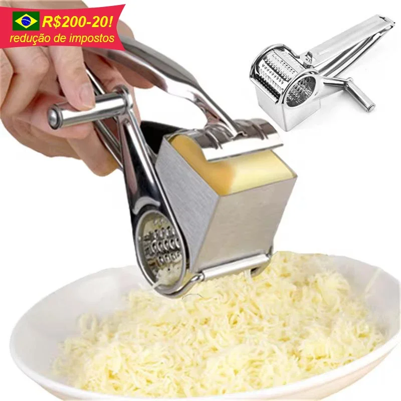 Handheld Stainless Steel Rotary Cheese Grater Kitchen Tool Garlic Carrot Cutter Slicer Shredder Grinder
Handheld Stainless Steel Rotary Cheese Grater Kitchen Tool Garlic Carrot Cutter Slicer Shredder Grinder