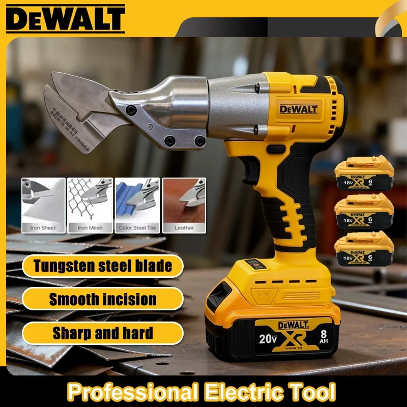 Бесщеточные электрические ножницы Dewalt 500 Вт, аккумуляторные ножницы для резки металла, инструмент для резки листового металла, совместимы с аккумуляторами 18В и 20В
Бесщеточные электрические ножницы Dewalt 500 Вт, аккумуляторные ножницы для резки металла, инструмент для резки листового металла, совместимы с аккумуляторами 18В и 20В