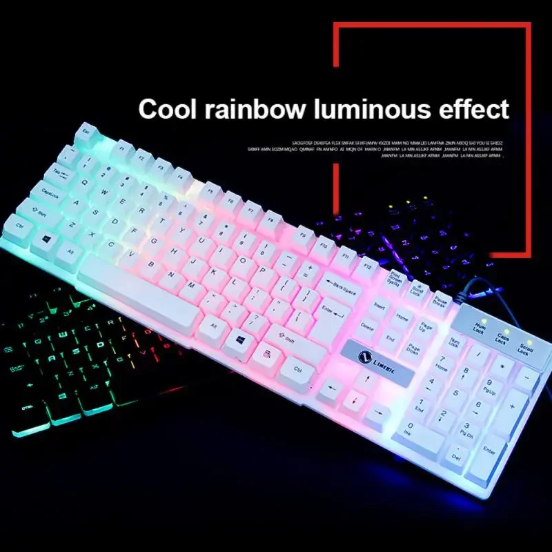 Keyboard Mechanical Wired Gaming Colorful Backlit Mechanical Medium Board Single Keyboard Gamer Keyboard For PC Laptop
Keyboard Mechanical Wired Gaming Colorful Backlit Mechanical Medium Board Single Keyboard Gamer Keyboard For PC Laptop