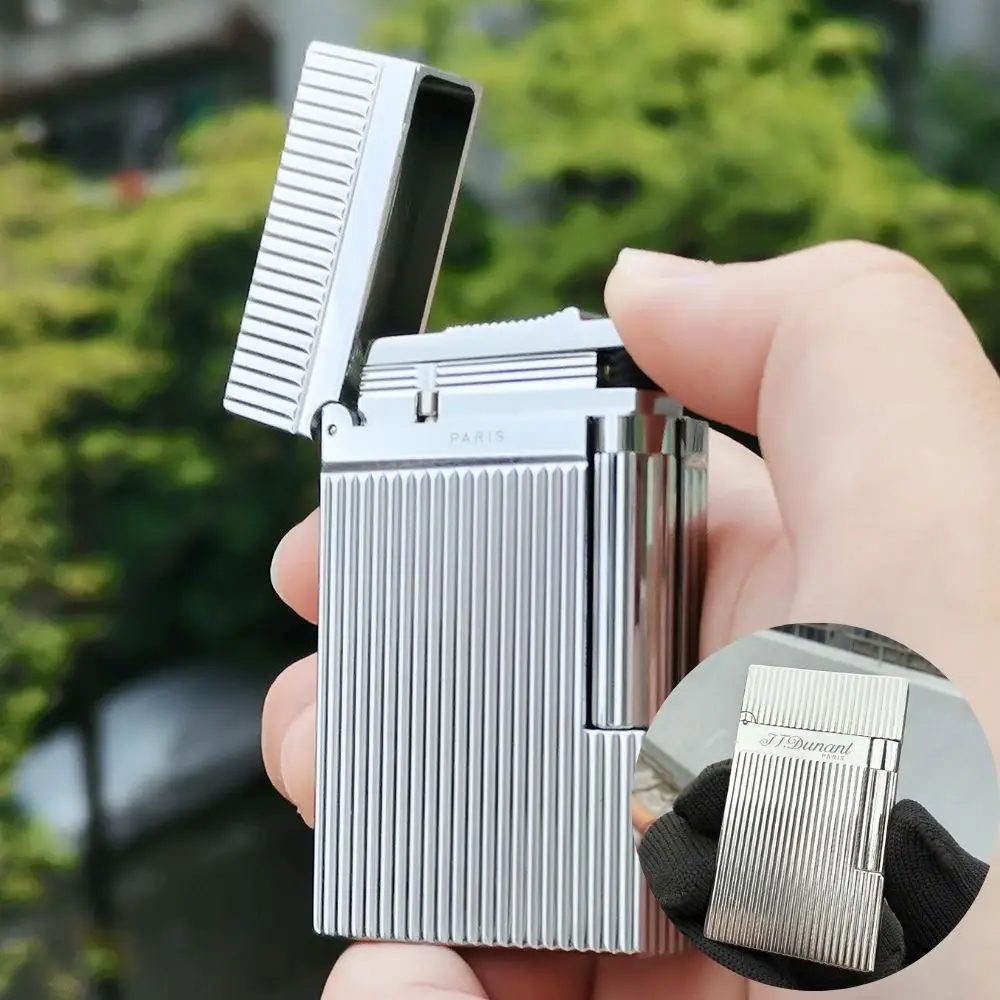 JT.Dunant butane lighter Brass Refill Gas vertical pattern design Smoking Tobacco Cigar Cigarette Accessories Father's Day
JT.Dunant butane lighter Brass Refill Gas vertical pattern design Smoking Tobacco Cigar Cigarette Accessories Father's Day