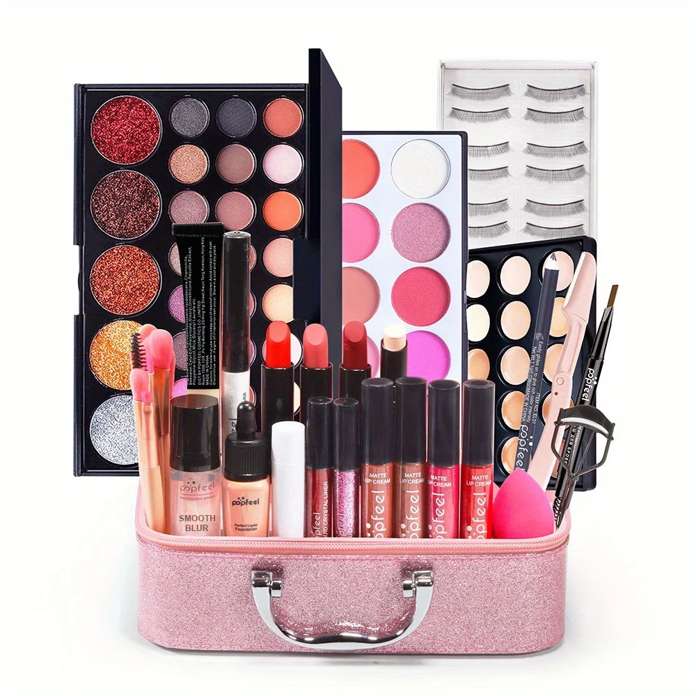 Women's makeup gift box set, including a full set of makeup tools such as liquid foundation, suitable for holiday gifts
Women's makeup gift box set, including a full set of makeup tools such as liquid foundation, suitable for holiday gifts