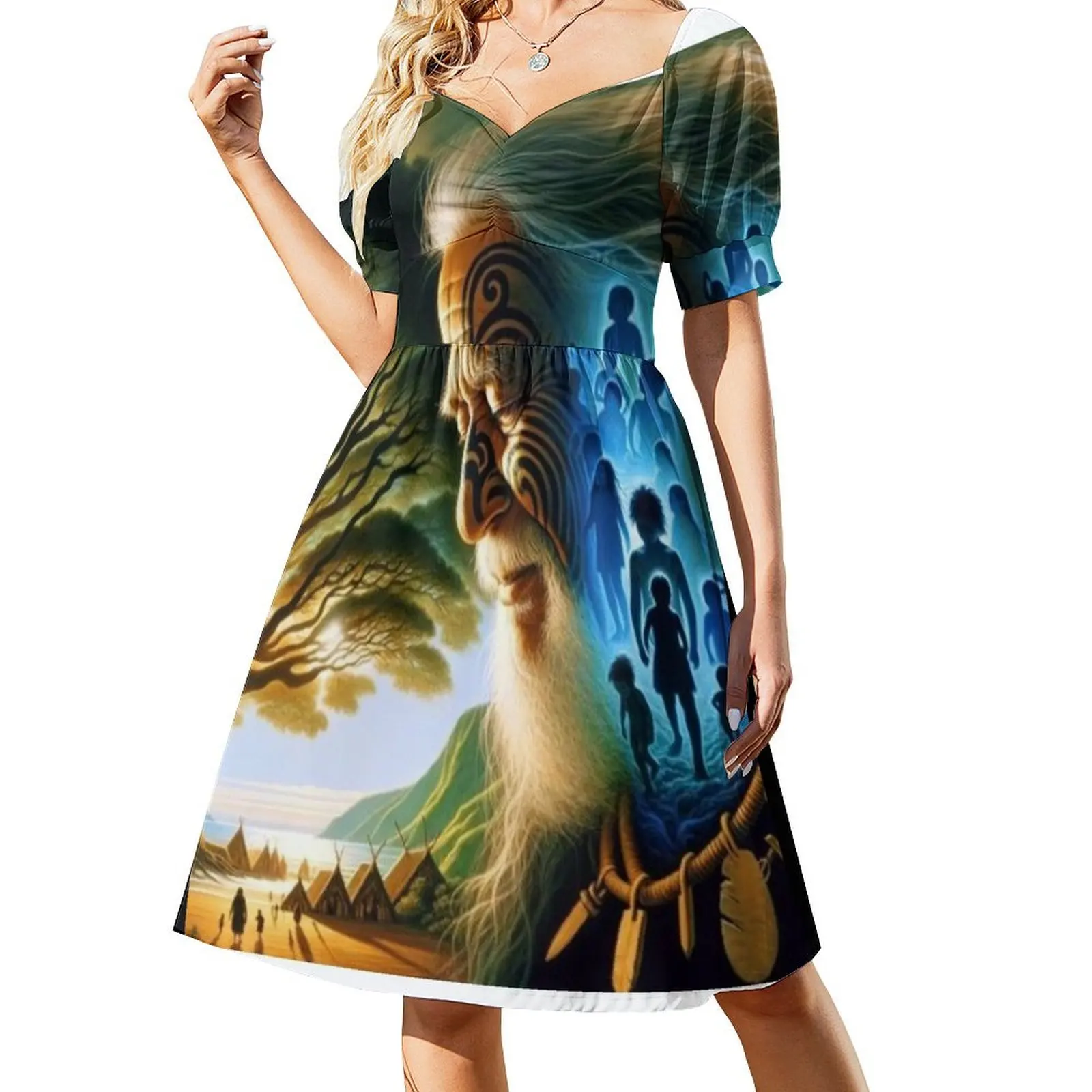 Echoes of Ancestral Voices Short Sleeved Dress luxury evening dresses 2025 evening dress Dress
Echoes of Ancestral Voices Short Sleeved Dress luxury evening dresses 2025 evening dress Dress