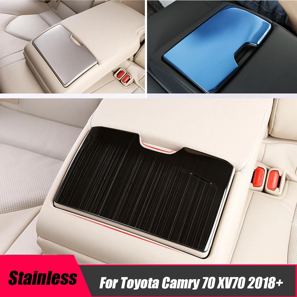 For Toyota Camry 70 XV70 2018-2023 Accessories Stainless Car Rear Seat Water Cup Holder Panel Cover Trim Stickers decoration
For Toyota Camry 70 XV70 2018-2023 Accessories Stainless Car Rear Seat Water Cup Holder Panel Cover Trim Stickers decoration