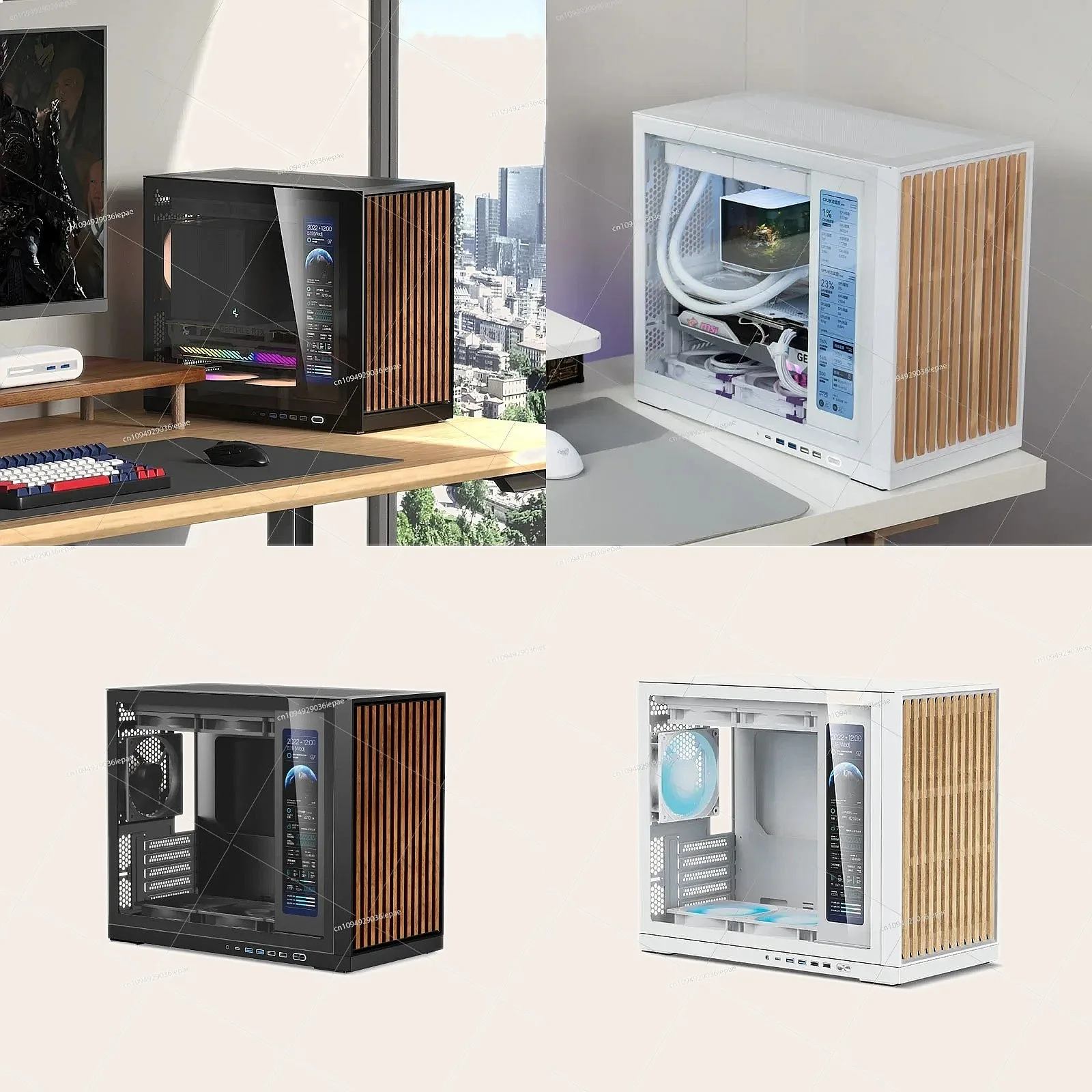 G600 Portable Solid Wood MATX Chassis Side Transparent Type-C Secondary Screen 360 Water Cooling PC Case
G600 Portable Solid Wood MATX Chassis Side Transparent Type-C Secondary Screen 360 Water Cooling PC Case