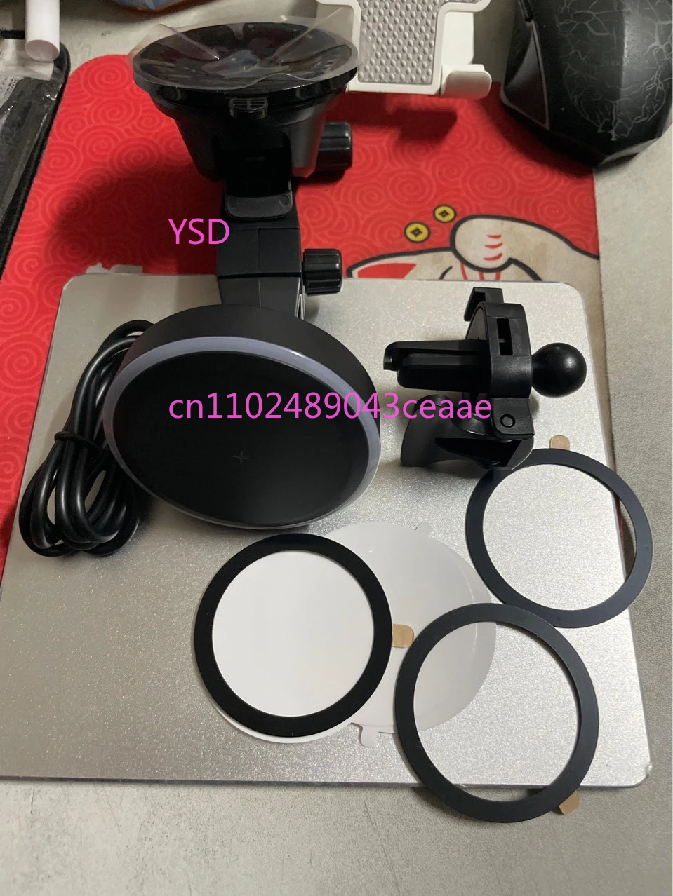 Wireless Charging Bracket with Magnetic Attraction for Car Mobile Phone Fast Charging
Wireless Charging Bracket with Magnetic Attraction for Car Mobile Phone Fast Charging