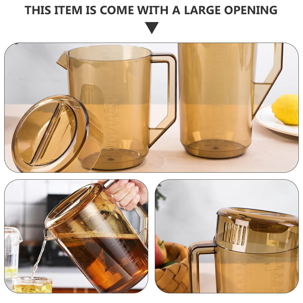 Cold Water Jug Large Opening Heat Resistant Kettle Lid Easy Pour Home Picnic Party Juice Pitcher Handle Carafe Pot
Cold Water Jug Large Opening Heat Resistant Kettle Lid Easy Pour Home Picnic Party Juice Pitcher Handle Carafe Pot