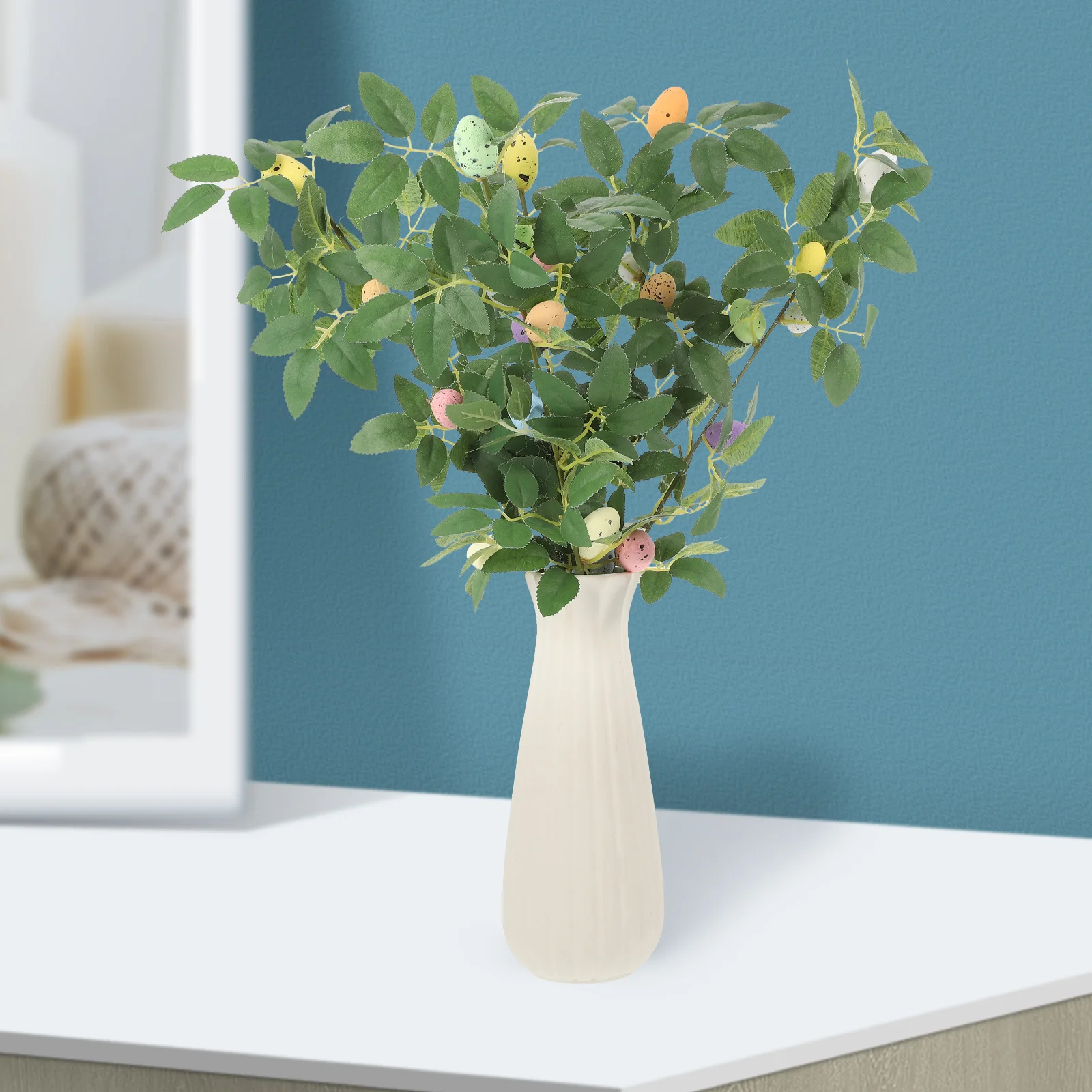 5Pcs Easter Egg Branch Decor Fine Craftsmanship Faux Twig Picks for Table Centerpiece Home Party Event Vase Filler Ornament Set
5Pcs Easter Egg Branch Decor Fine Craftsmanship Faux Twig Picks for Table Centerpiece Home Party Event Vase Filler Ornament Set