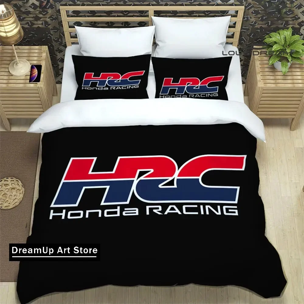 HRC-HONDA Motorcycle Logo Bedding Sets exquisite bed supplies set duvet cover bed comforter set bedding set luxury birthday gift
HRC-HONDA Motorcycle Logo Bedding Sets exquisite bed supplies set duvet cover bed comforter set bedding set luxury birthday gift