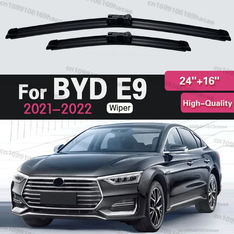 Wiper RHD & LHD Front Wiper Blades For BYD E9 2021 - 2022 2pcs Windshield Windscreen Window Car Rain Brush 24"+16"
Wiper RHD & LHD Front Wiper Blades For BYD E9 2021 - 2022 2pcs Windshield Windscreen Window Car Rain Brush 24"+16"