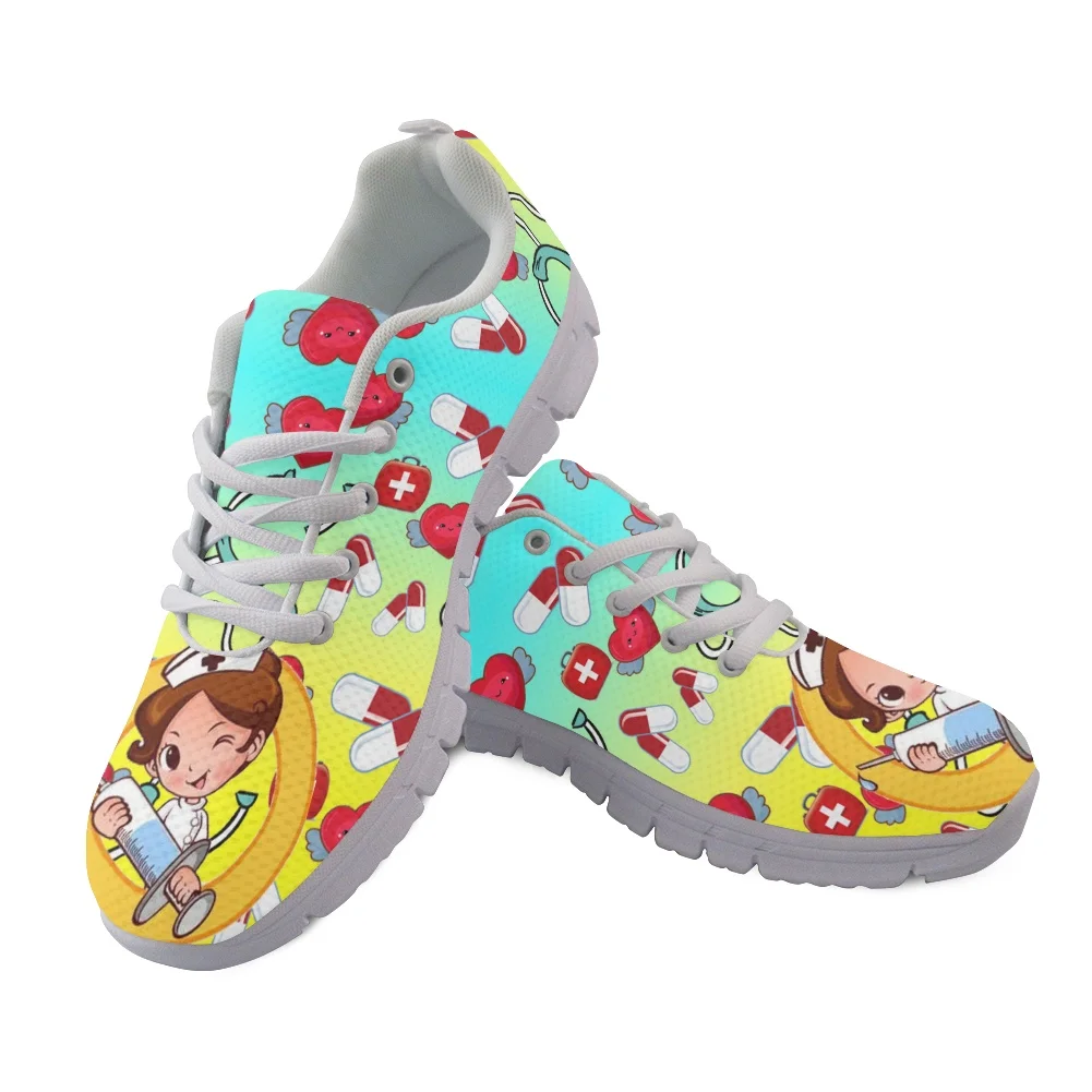Sport Jogging Running Shoes For Women Nurse Walk Casual Shoes Cartoon Nurse Print Mesh Lightweight Ladies Sneakers Woman Flats
Sport Jogging Running Shoes For Women Nurse Walk Casual Shoes Cartoon Nurse Print Mesh Lightweight Ladies Sneakers Woman Flats