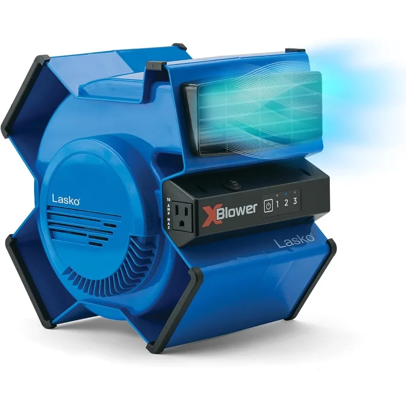 6 Position High Speed Rotary Utility Blower for Cooling, Ventilation, Exhaust and Drying, 3 Speeds, AC Outlet, 11x9x12
6 Position High Speed Rotary Utility Blower for Cooling, Ventilation, Exhaust and Drying, 3 Speeds, AC Outlet, 11x9x12