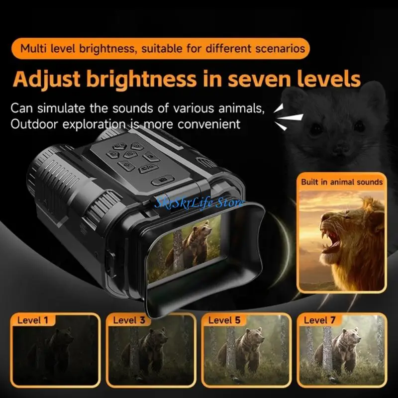 E65E Portable 4K Night View 28X Visual Enlarge WIFI Connection High Resolution for Security Camping Adventure
E65E Portable 4K Night View 28X Visual Enlarge WIFI Connection High Resolution for Security Camping Adventure
