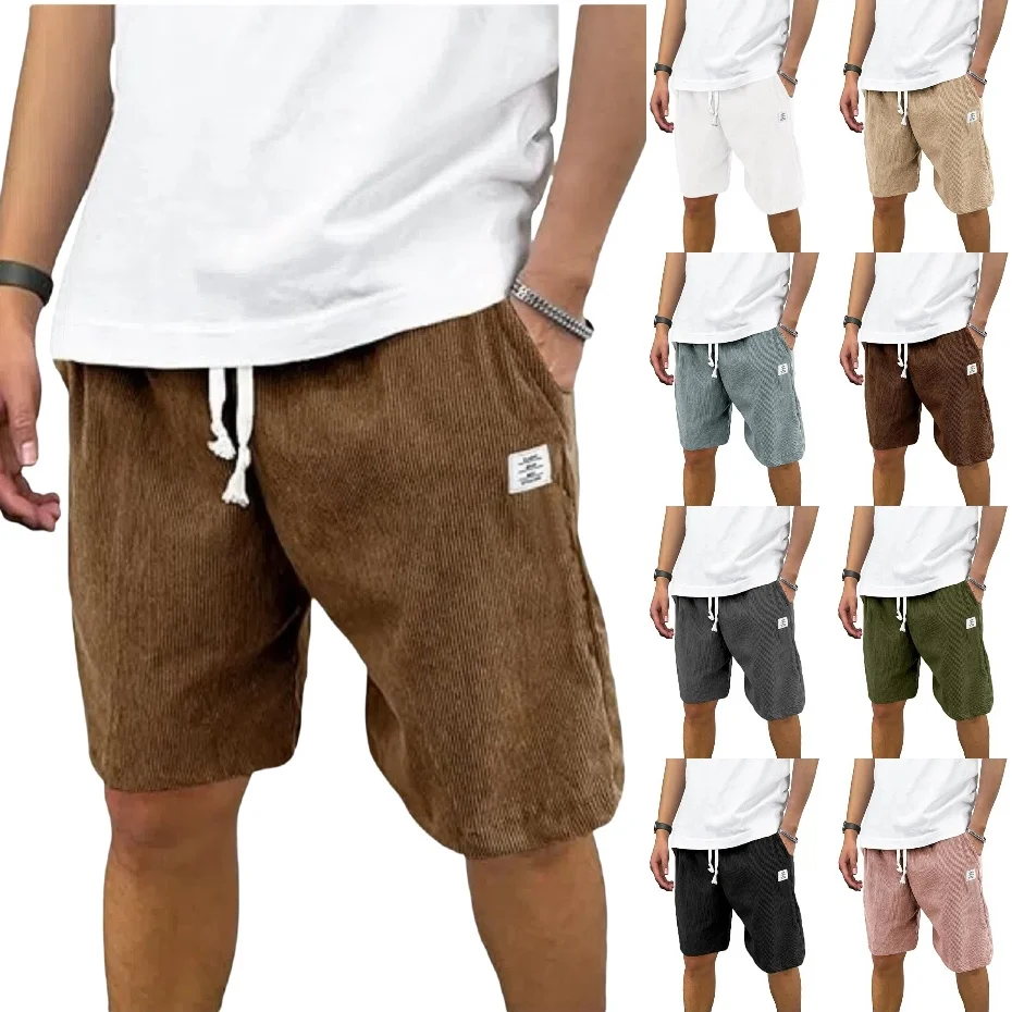 2025 Corduroy Shorts Daily Wear with Quarter Pants Men Casual Sports Style Men Simple Basic Breathable Light Clothing
2025 Corduroy Shorts Daily Wear with Quarter Pants Men Casual Sports Style Men Simple Basic Breathable Light Clothing