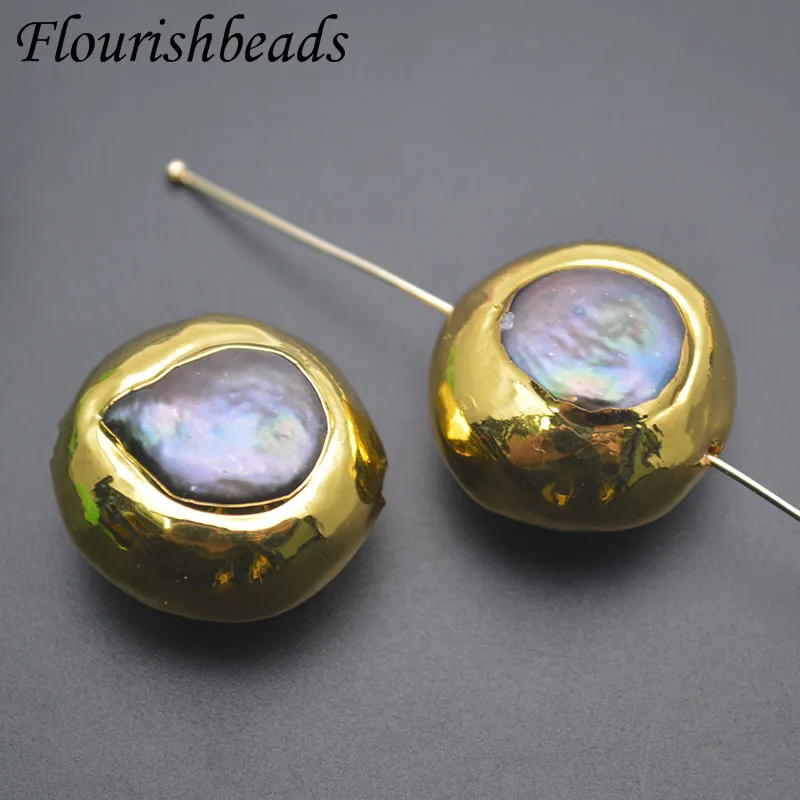 Gray Baroque Pearl Gold Plated Through Hole Loose Beads Round Bead Women DIY Necklace Jewelry Making
Gray Baroque Pearl Gold Plated Through Hole Loose Beads Round Bead Women DIY Necklace Jewelry Making