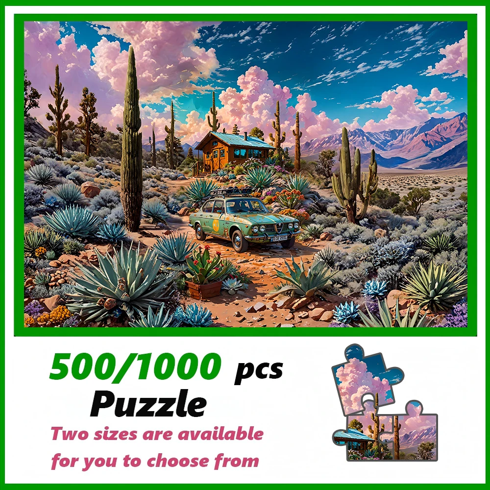 A high-quality 500/1000-piece puzzle, perfect for adults, is a fun family game that helps relieve stress and is great for birthd
A high-quality 500/1000-piece puzzle, perfect for adults, is a fun family game that helps relieve stress and is great for birthd
