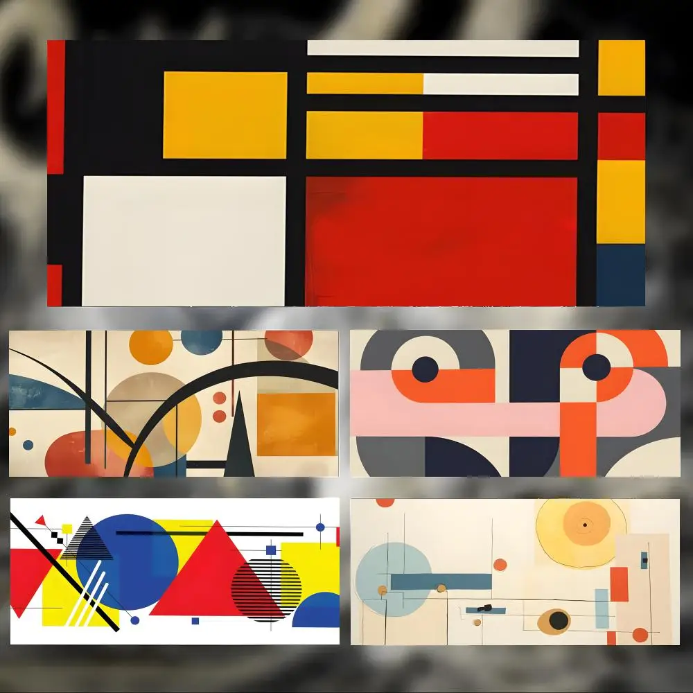 Minimal Bauhaus Composition-s Mouse Pad Large Thick Desk Pad Stitched Edges Gaming Mouse Mat for PC
Minimal Bauhaus Composition-s Mouse Pad Large Thick Desk Pad Stitched Edges Gaming Mouse Mat for PC