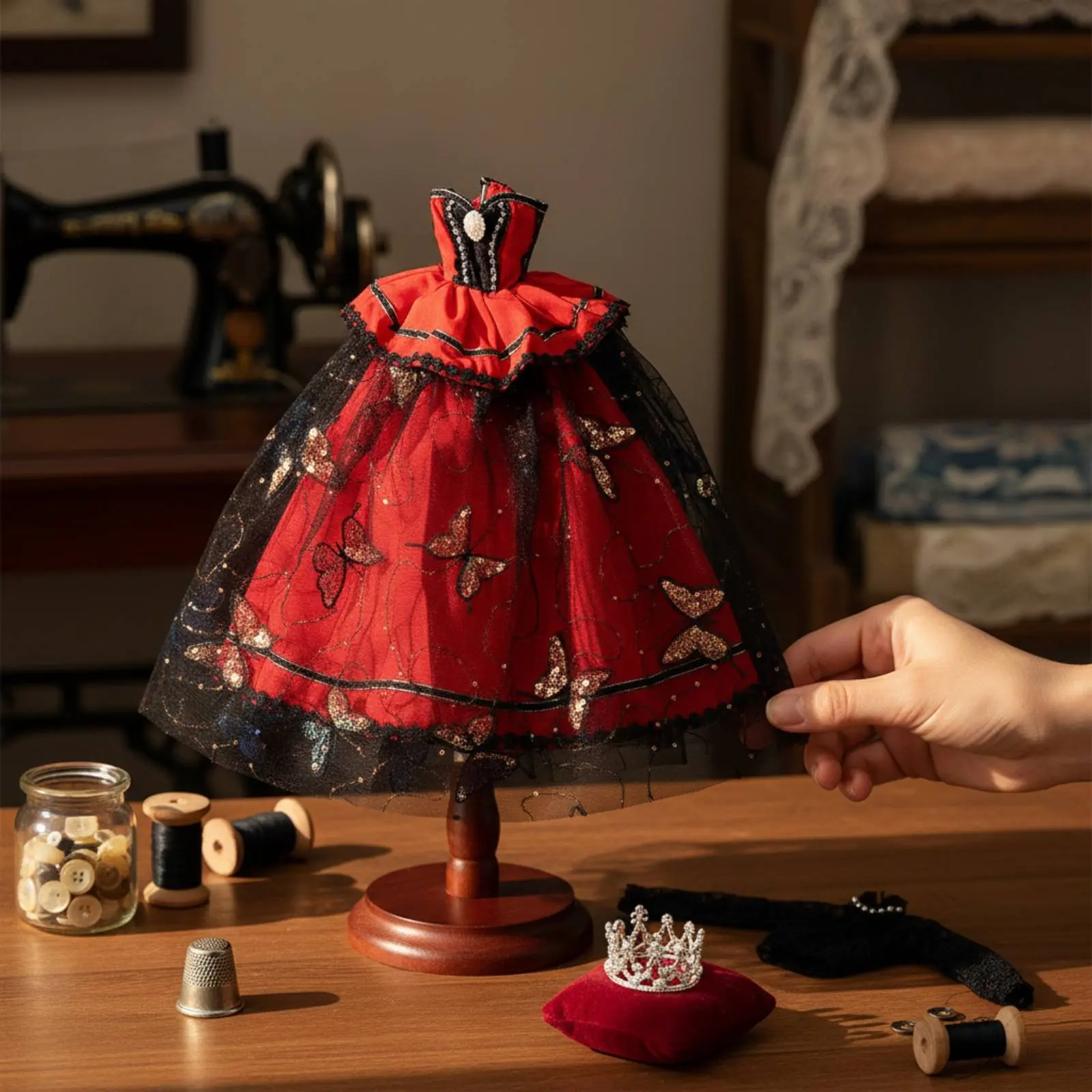 1/3 BJD Doll Outfit Lace Trim BJD Doll Clothes Set Miniature Clothing Layered Tulle Soft Textile
1/3 BJD Doll Outfit Lace Trim BJD Doll Clothes Set Miniature Clothing Layered Tulle Soft Textile