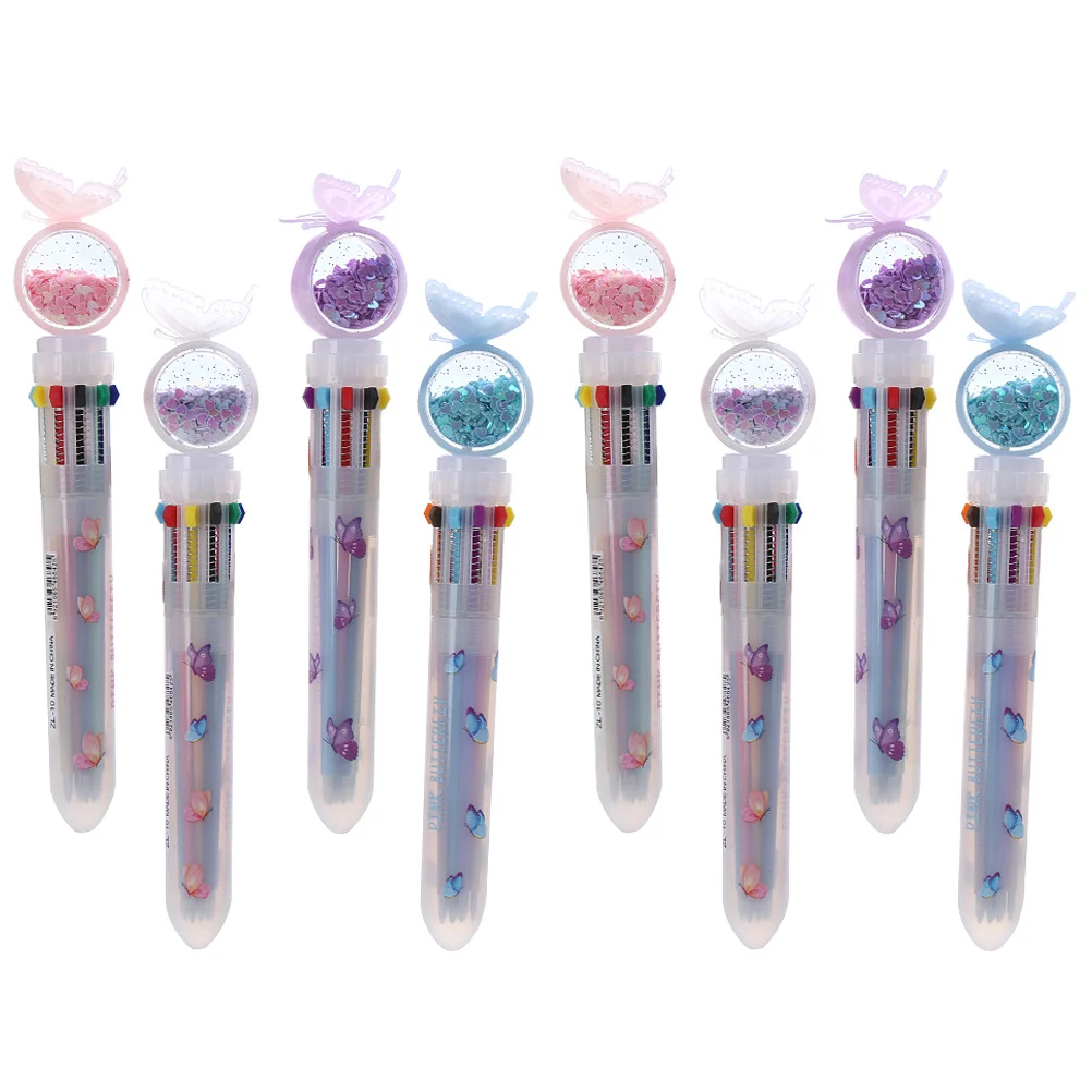 8 шт. шариковые ручки с блестками, разноцветные милые пластиковые ручки для студентов, подростков, принадлежности для письма и рисования
8 шт. шариковые ручки с блестками, разноцветные милые пластиковые ручки для студентов, подростков, принадлежности для письма и рисования