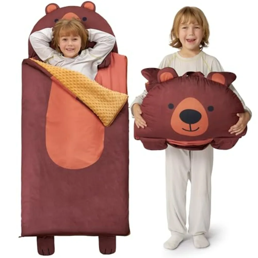 Sleeping Bag 4 5 6 Year Old Girl Gifts Toddler Nap Mat with Pillow and Blanket 60" x 27" for Ages 3+ Soft Plush Sleeping Mat fo
Sleeping Bag 4 5 6 Year Old Girl Gifts Toddler Nap Mat with Pillow and Blanket 60" x 27" for Ages 3+ Soft Plush Sleeping Mat fo
