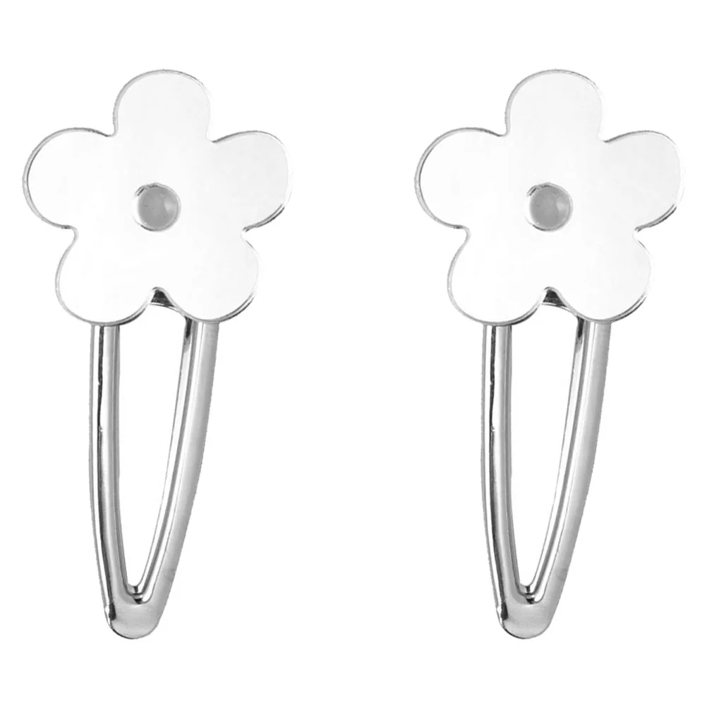 2pcs Mirror Flower Patterned Hairpin Lightweight Shiny Bang Clip For Wedding Party Celebration Hair Accessories Silver
2pcs Mirror Flower Patterned Hairpin Lightweight Shiny Bang Clip For Wedding Party Celebration Hair Accessories Silver