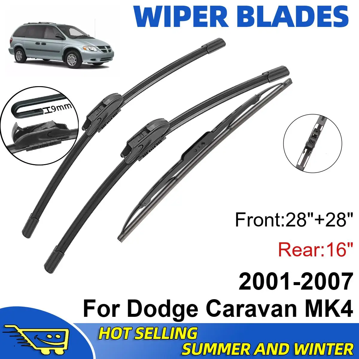 3 шт. для Dodge Caravan MK4 2001-2007 28 "+ 28" + 16 "передние и задние щетки стеклоочистителя лобовое стекло резак для окон аксессуары
3 шт. для Dodge Caravan MK4 2001-2007 28 "+ 28" + 16 "передние и задние щетки стеклоочистителя лобовое стекло резак для окон аксессуары