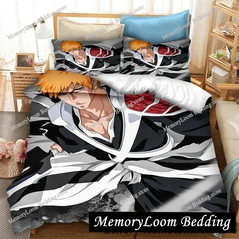 Anime Bleach Thousand-Year Blood War Bedding Set Double Twin King Duvet Cover Comforter Pillowcase Boys Girls Adults Bedroom
Anime Bleach Thousand-Year Blood War Bedding Set Double Twin King Duvet Cover Comforter Pillowcase Boys Girls Adults Bedroom