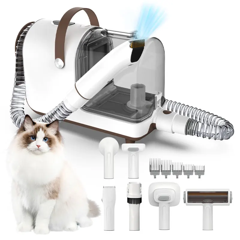 Pet Hair Vacuum Cleaner, Low Noise, Pet Grooming Tool, 5 Sets, Battery Powered, Plastic Rubber Material, Large Capacity
Pet Hair Vacuum Cleaner, Low Noise, Pet Grooming Tool, 5 Sets, Battery Powered, Plastic Rubber Material, Large Capacity