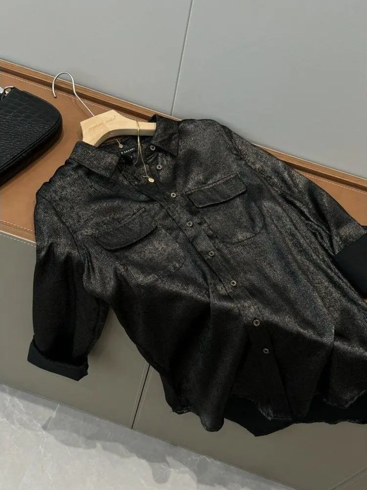 Fashionable Long Sleeve Women's Shirt Pure Color Slimming Spring Autumn Neck Casual Breathable Polyester High End Ladies...
Fashionable Long Sleeve Women's Shirt Pure Color Slimming Spring Autumn Neck Casual Breathable Polyester High End Ladies...
