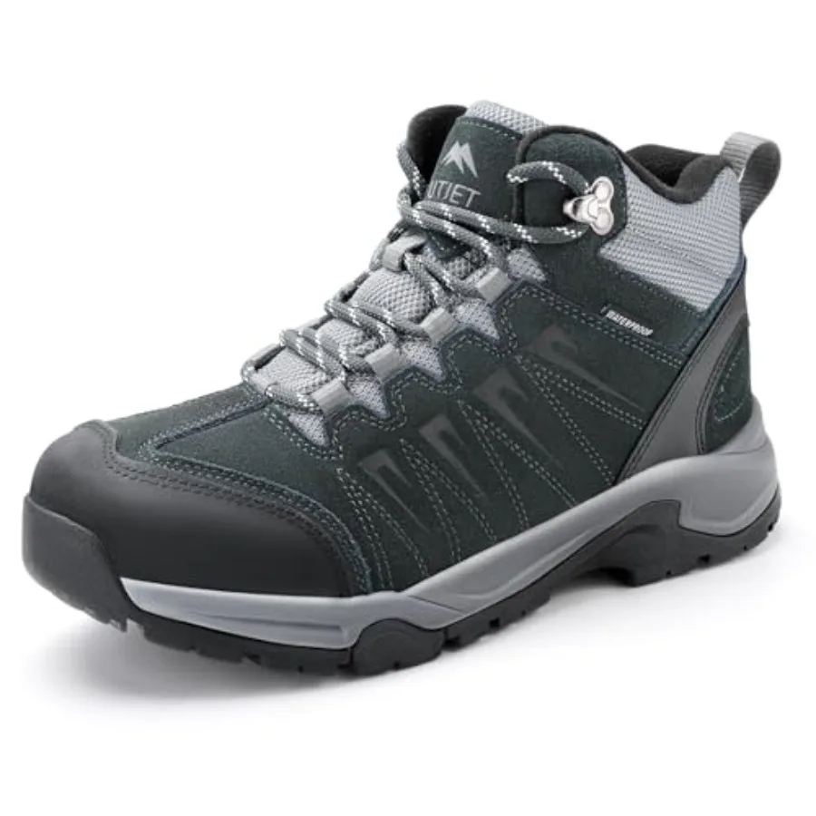 Men's Waterproof Hiking Boots Lightweight Leather Mid Ankle Outdoor Trail Trekking shoes
Men's Waterproof Hiking Boots Lightweight Leather Mid Ankle Outdoor Trail Trekking shoes