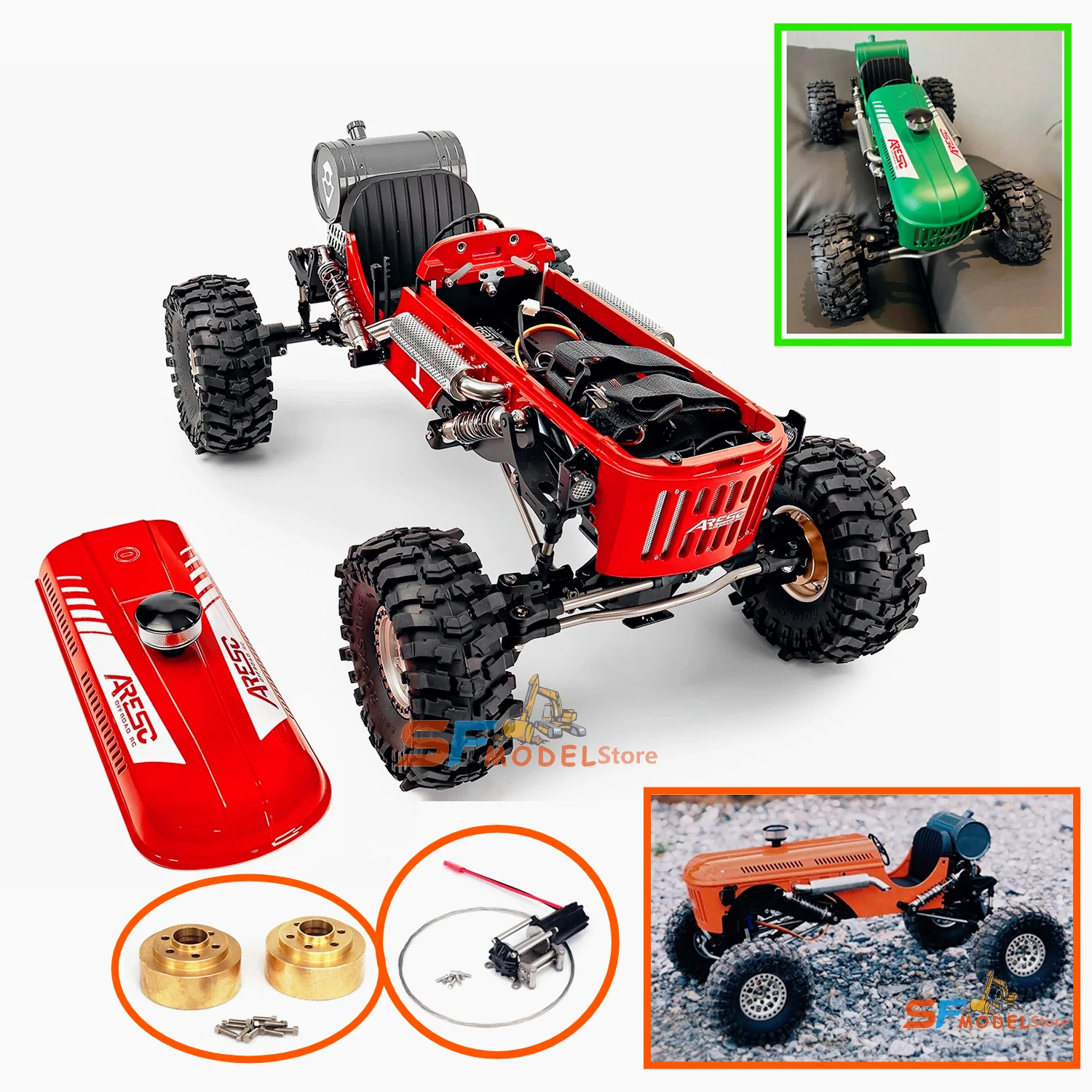 TG-1 1/10 All-Metal RC Crawler RTR Version with Upgraded Winch and Counterweight Remote Control Car Model for Adults Crawler RC
TG-1 1/10 All-Metal RC Crawler RTR Version with Upgraded Winch and Counterweight Remote Control Car Model for Adults Crawler RC